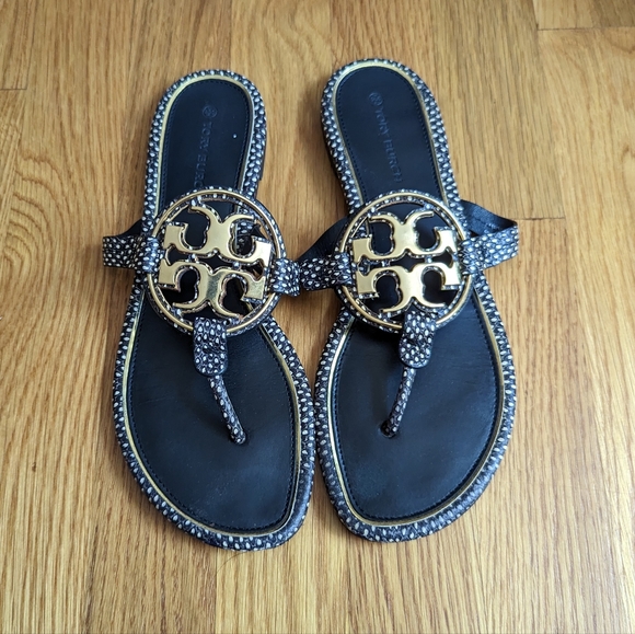 Tory Burch Shoes - Tory Burch Metal Miller Sandals